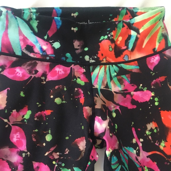 1 pair left!! Nanette Lepore, Splash Palm leggings. Size M - Picture 6 of 8